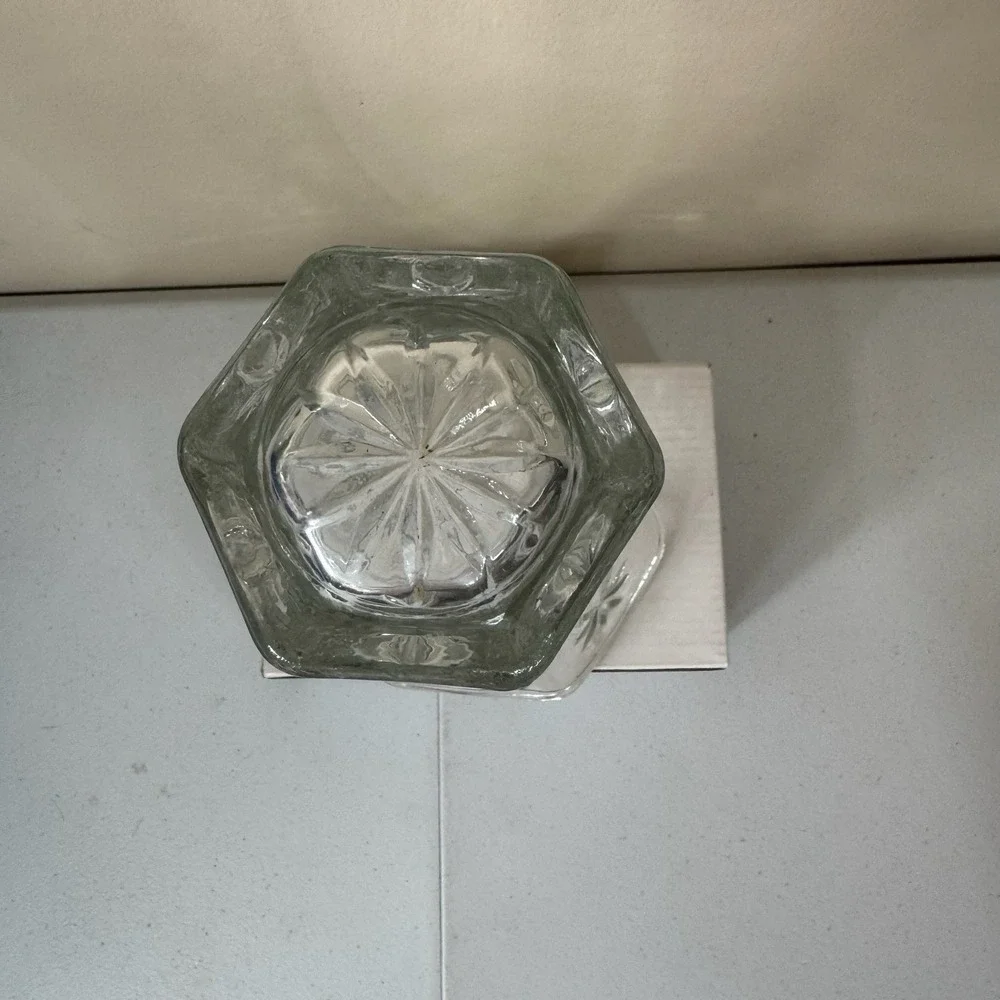 VTG Anchor Hocking Early American Prescut Star of David Pattern 8
